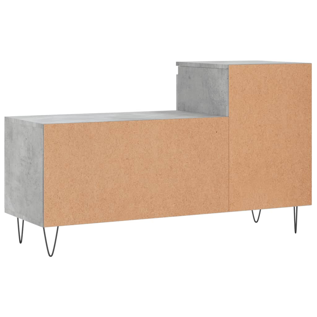 Schuhregal Betongrau 102x36x60 cm Holzwerkstoff - Pazzar.ch