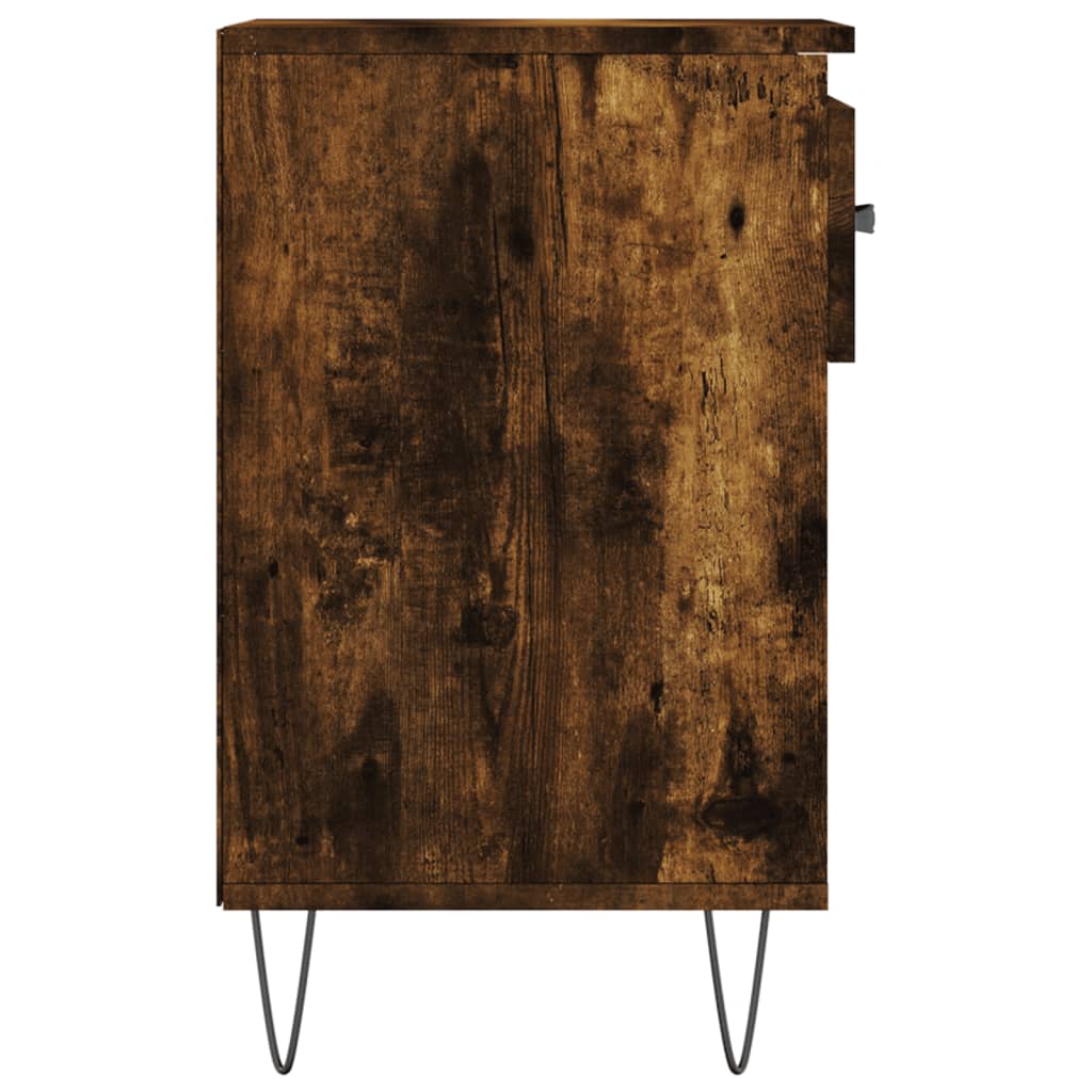 Schuhregal Räuchereiche 102x36x60 cm Holzwerkstoff - Pazzar.ch