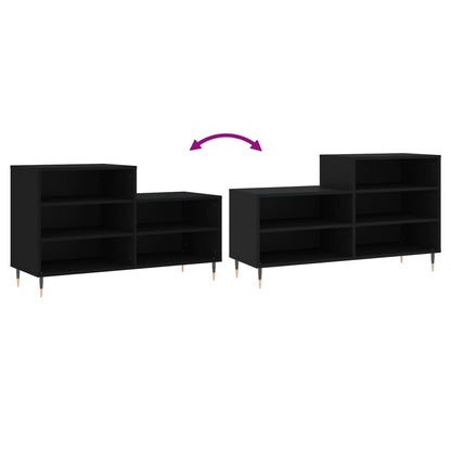 Schuhregal Schwarz 102x36x60 cm Holzwerkstoff - Pazzar.ch