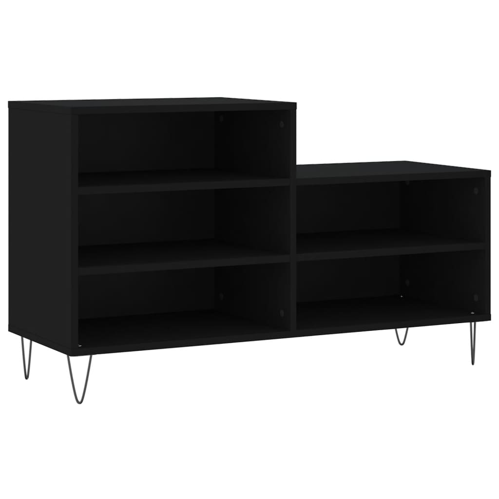 Schuhregal Schwarz 102x36x60 cm Holzwerkstoff - Pazzar.ch