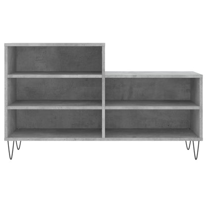 Schuhregal Betongrau 102x36x60 cm Holzwerkstoff - Pazzar.ch