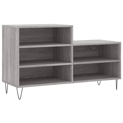 Schuhregal Grau Sonoma 102x36x60 cm Holzwerkstoff - Pazzar.ch