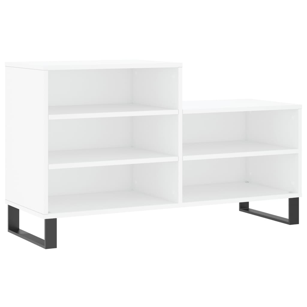 Schuhregal Weiß 102x36x60 cm Holzwerkstoff - Pazzar.ch