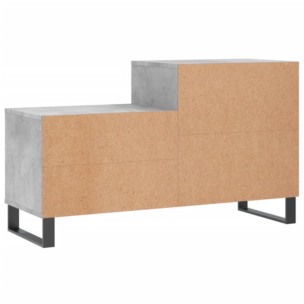 Schuhregal Betongrau 102x36x60 cm Holzwerkstoff - Pazzar.ch