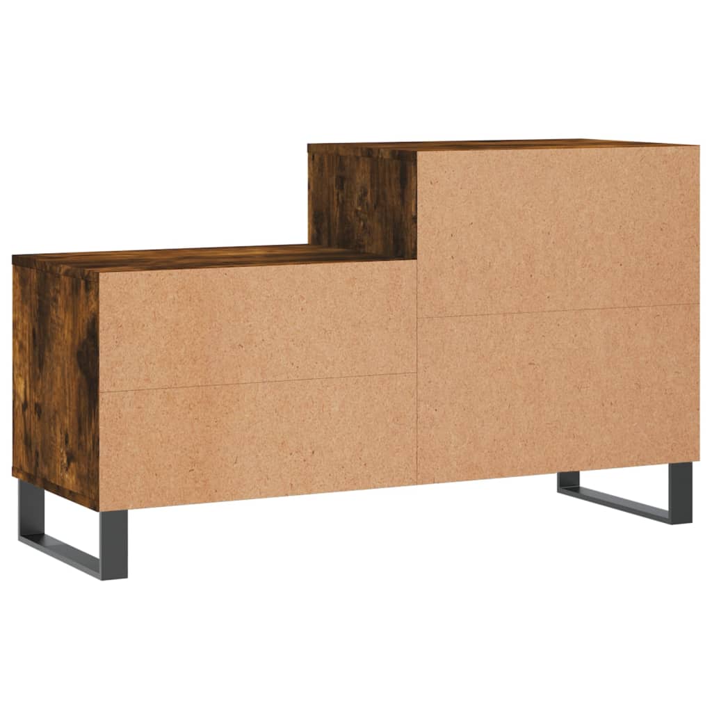 Schuhregal Räuchereiche 102x36x60 cm Holzwerkstoff - Pazzar.ch