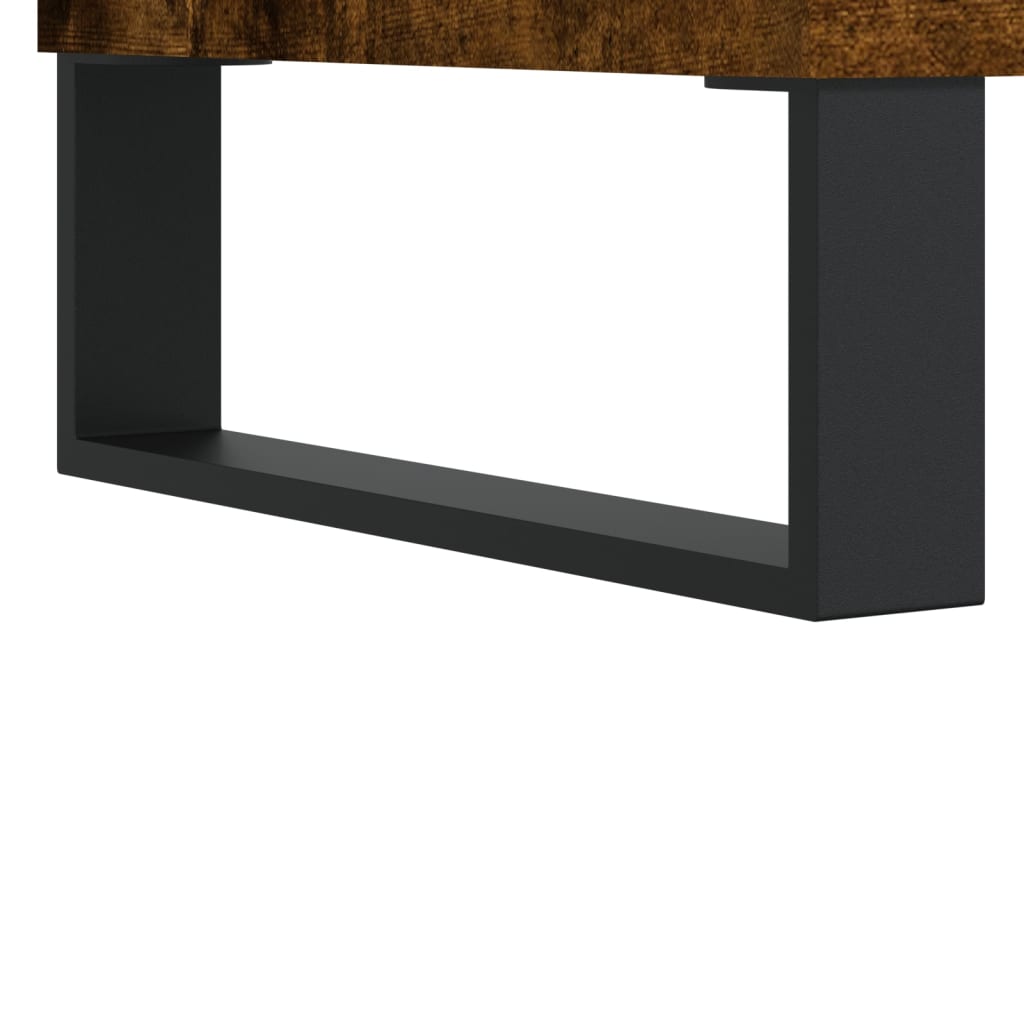 Schuhregal Räuchereiche 102x36x60 cm Holzwerkstoff - Pazzar.ch