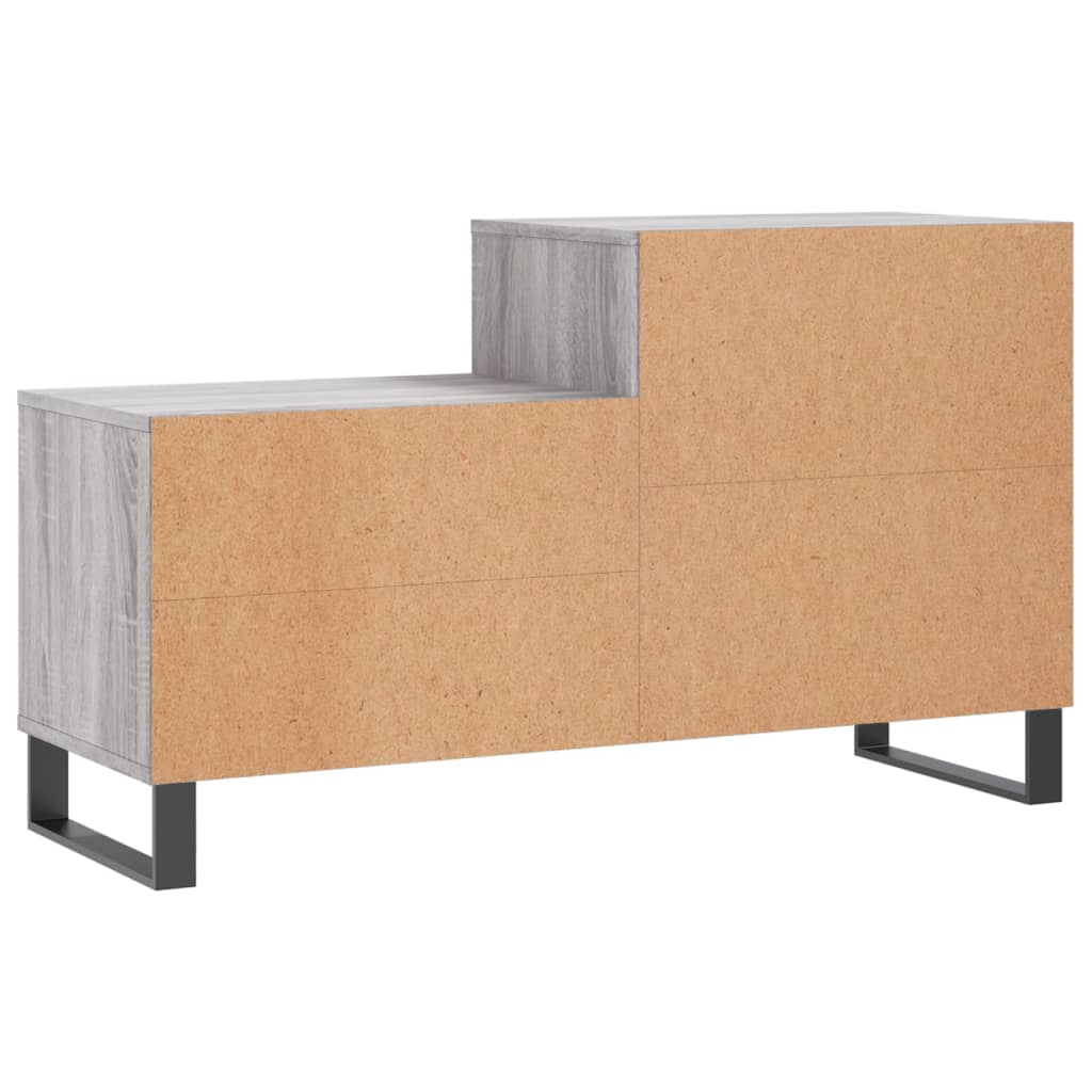 Schuhregal Grau Sonoma 102x36x60 cm Holzwerkstoff - Pazzar.ch