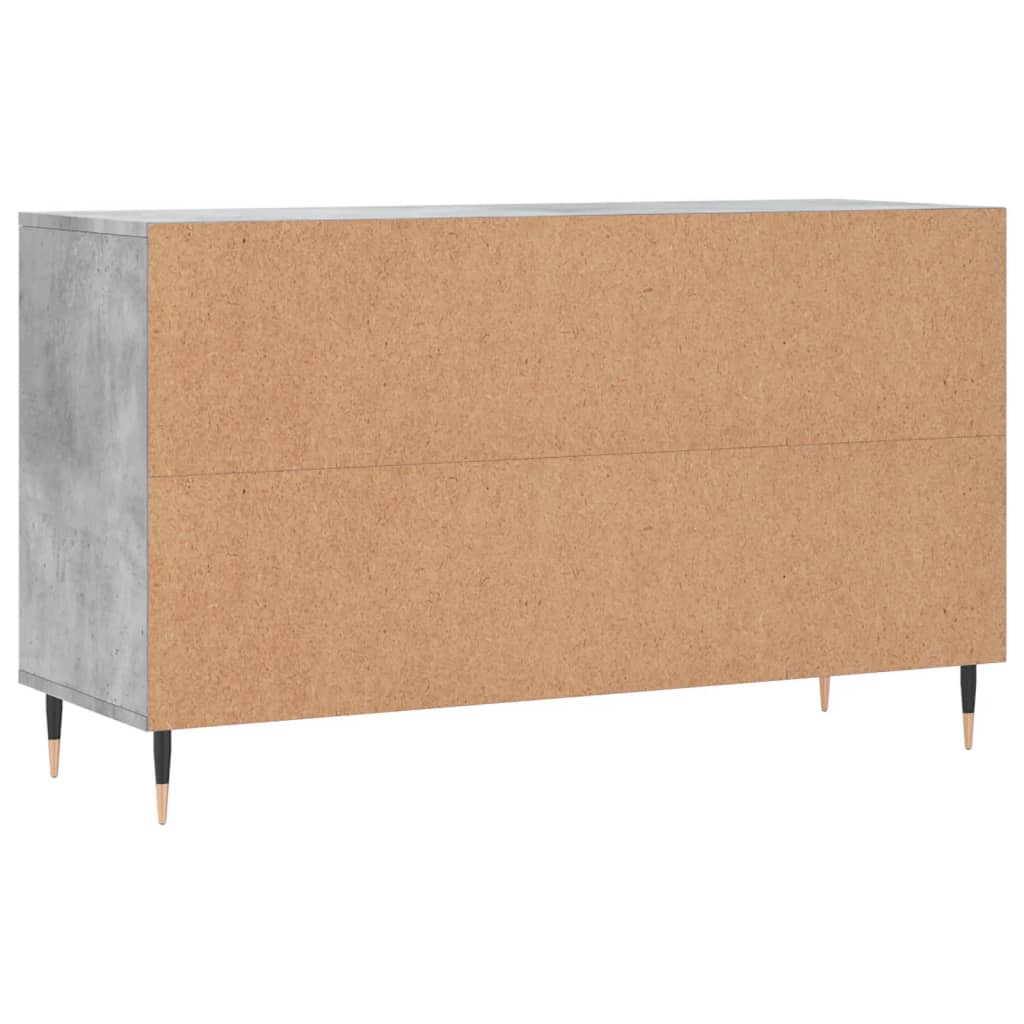 Schuhregal Betongrau 102x36x60 cm Holzwerkstoff - Pazzar.ch