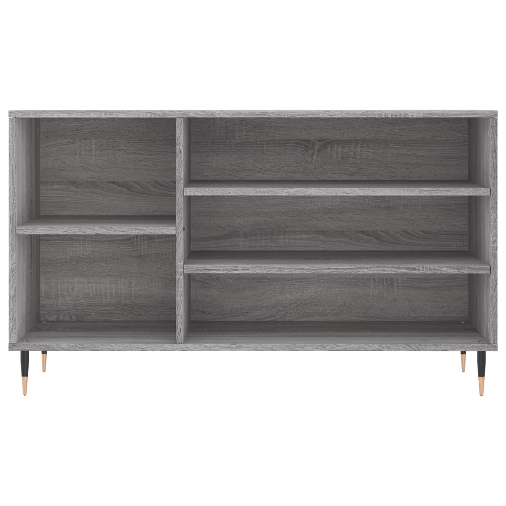Schuhregal Grau Sonoma 102x36x60 cm Holzwerkstoff - Pazzar.ch