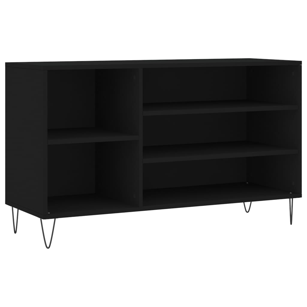 Schuhregal Schwarz 102x36x60 cm Holzwerkstoff - Pazzar.ch