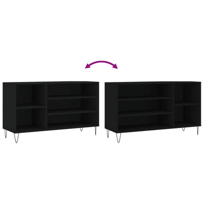 Schuhregal Schwarz 102x36x60 cm Holzwerkstoff - Pazzar.ch
