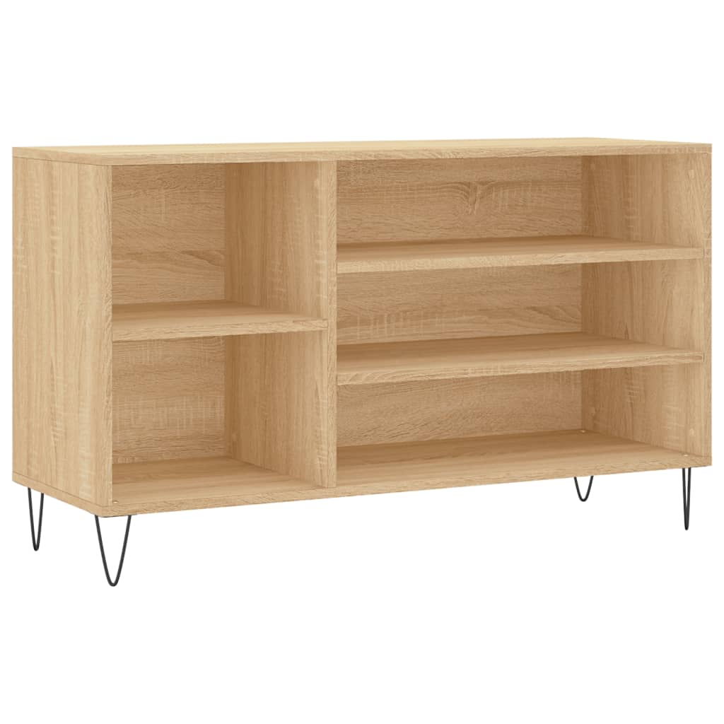 Schuhregal Sonoma-Eiche 102x36x60 cm Holzwerkstoff - Pazzar.ch