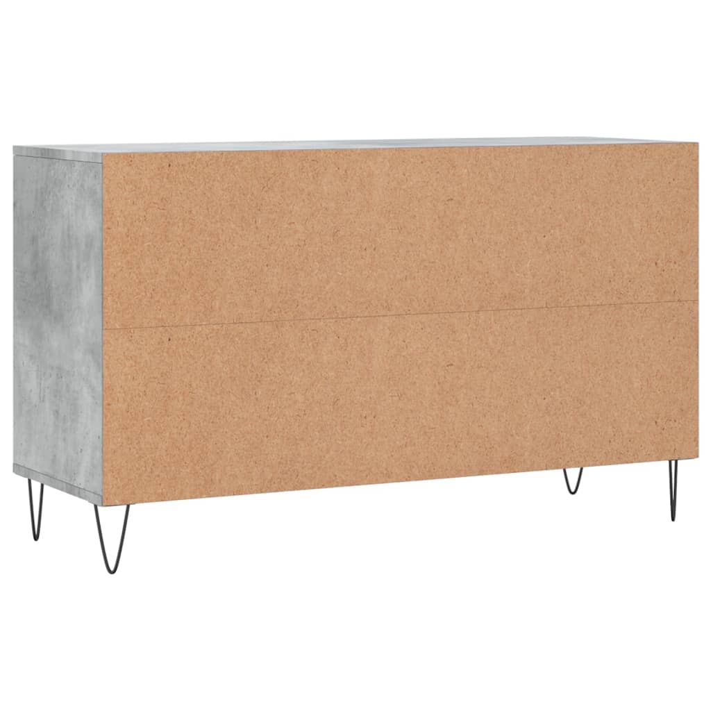 Schuhregal Betongrau 102x36x60 cm Holzwerkstoff - Pazzar.ch