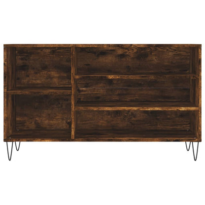 Schuhregal Räuchereiche 102x36x60 cm Holzwerkstoff - Pazzar.ch
