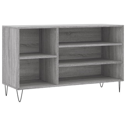 Schuhregal Grau Sonoma 102x36x60 cm Holzwerkstoff - Pazzar.ch