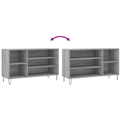 Schuhregal Grau Sonoma 102x36x60 cm Holzwerkstoff - Pazzar.ch
