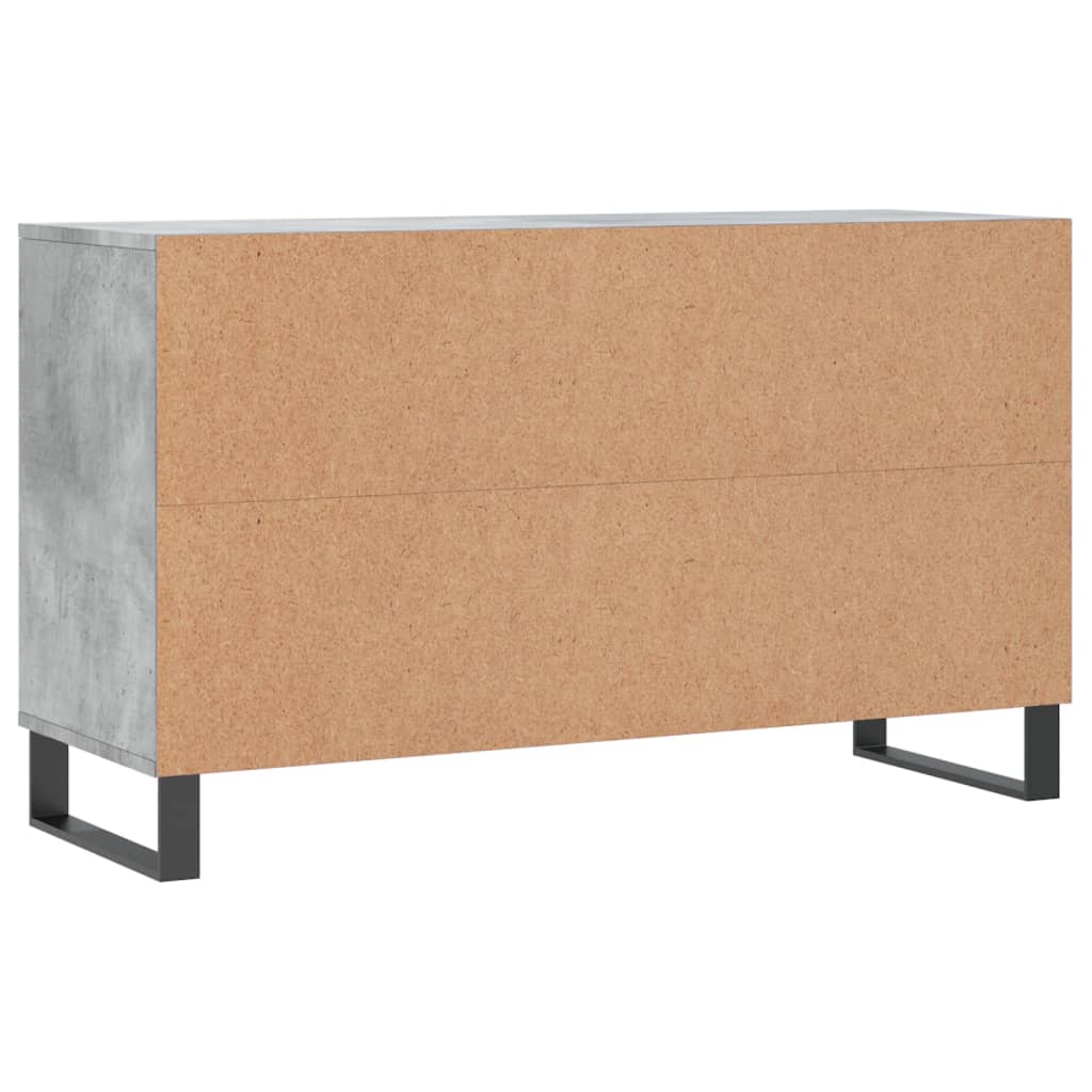 Schuhregal Betongrau 102x36x60 cm Holzwerkstoff - Pazzar.ch