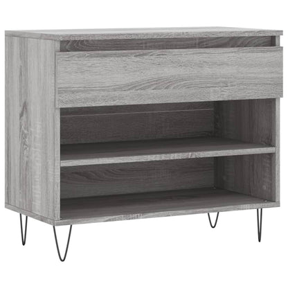 Schuhregal Grau Sonoma 70x36x60 cm Holzwerkstoff - Pazzar.ch