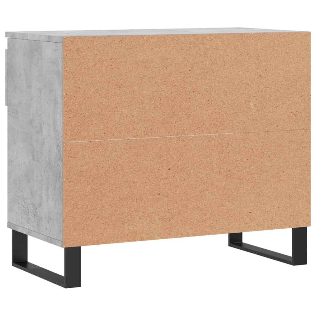 Schuhregal Betongrau 70x36x60 cm Holzwerkstoff - Pazzar.ch