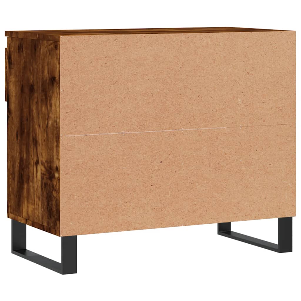 Schuhregal Räuchereiche 70x36x60 cm Holzwerkstoff - Pazzar.ch