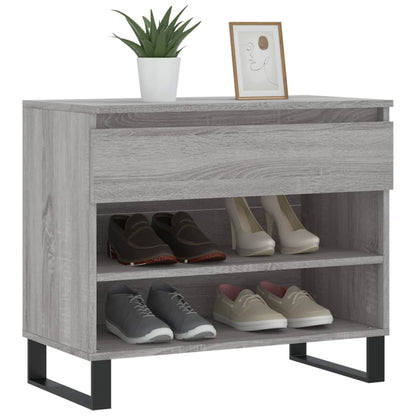 Schuhregal Grau Sonoma 70x36x60 cm Holzwerkstoff - Pazzar.ch