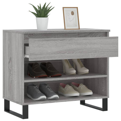 Schuhregal Grau Sonoma 70x36x60 cm Holzwerkstoff - Pazzar.ch