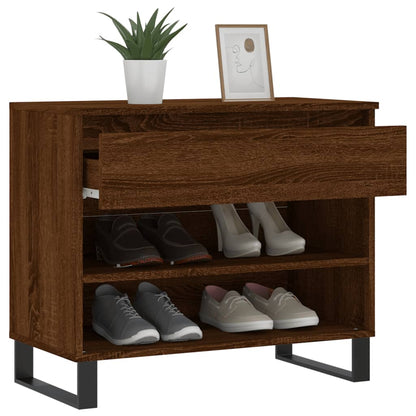 Schuhregal Braun Eichen-Optik 70x36x60 cm Holzwerkstoff - Pazzar.ch