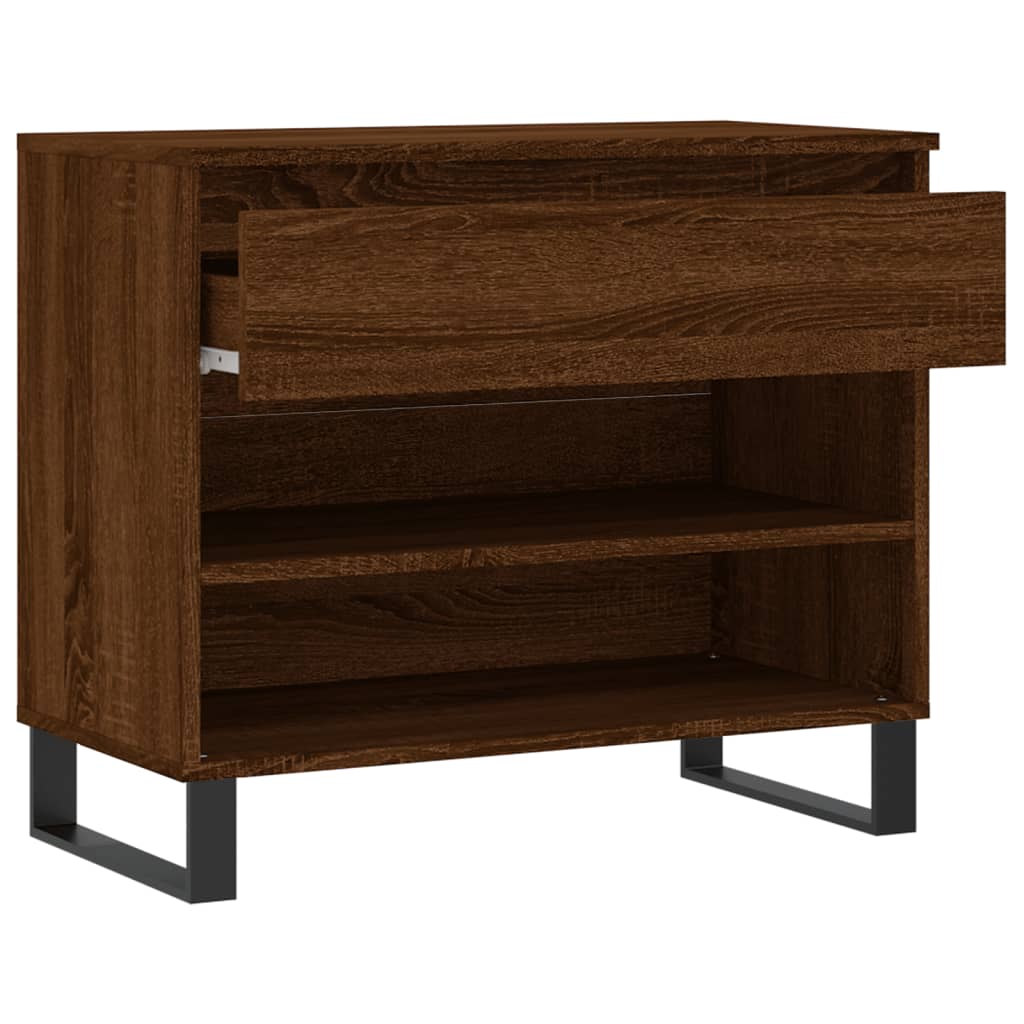 Schuhregal Braun Eichen-Optik 70x36x60 cm Holzwerkstoff - Pazzar.ch