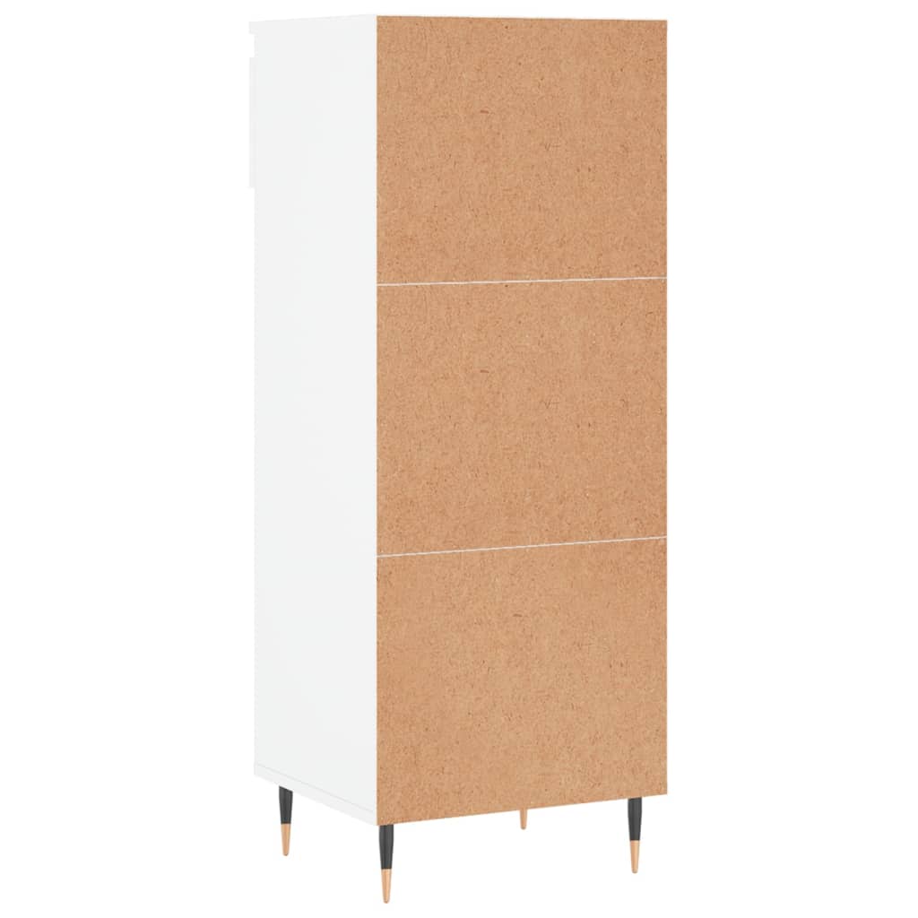 Schuhschrank Hochglanz-Weiß 40x36x105 cm Holzwerkstoff - Pazzar.ch