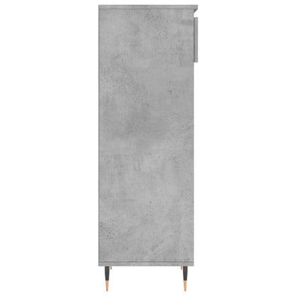 Schuhschrank Betongrau 40x36x105 cm Holzwerkstoff - Pazzar.ch