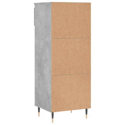Schuhschrank Betongrau 40x36x105 cm Holzwerkstoff - Pazzar.ch