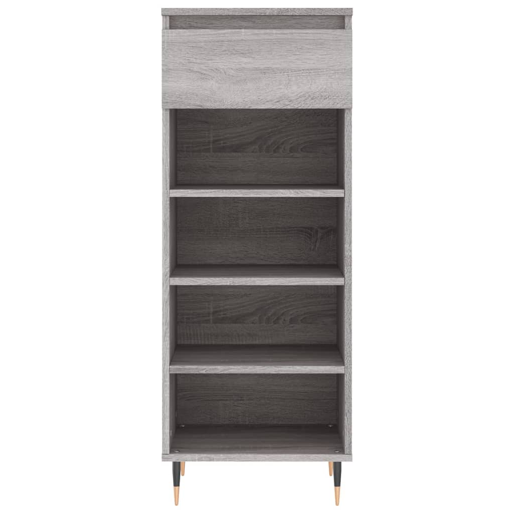 Schuhschrank Grau Sonoma 40x36x105 cm Holzwerkstoff - Pazzar.ch