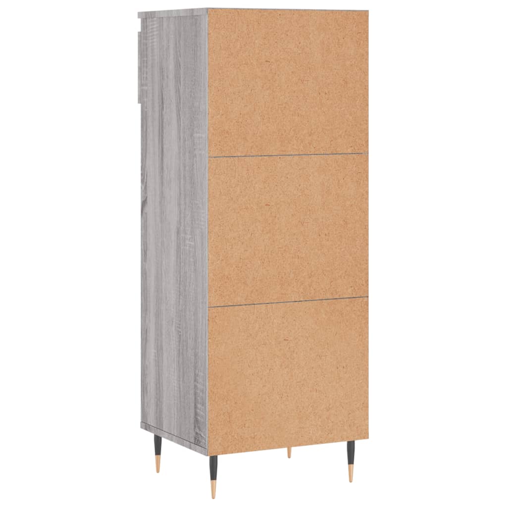 Schuhschrank Grau Sonoma 40x36x105 cm Holzwerkstoff - Pazzar.ch