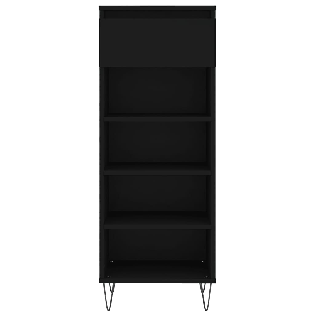 Schuhschrank Schwarz 40x36x105 cm Holzwerkstoff - Pazzar.ch