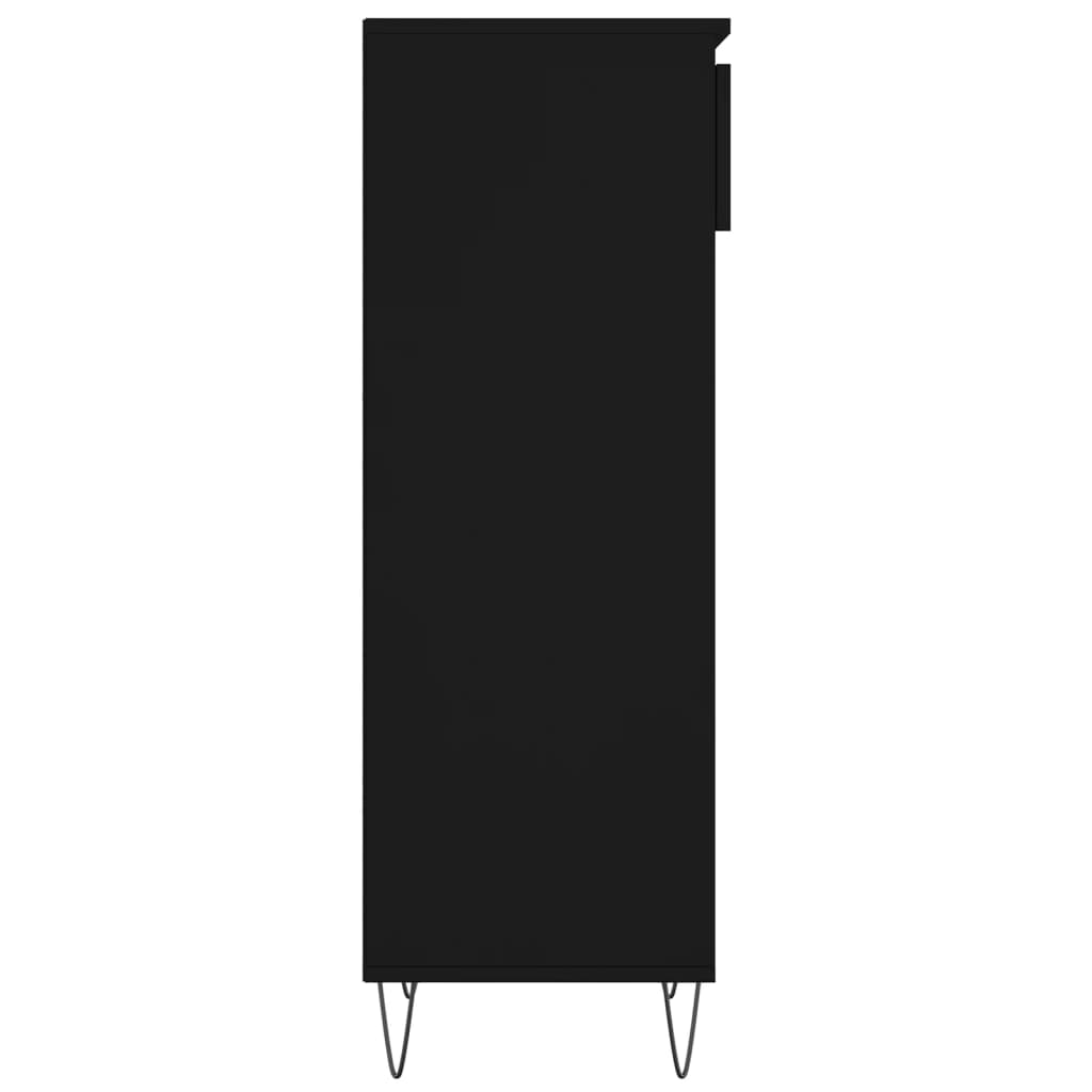 Schuhschrank Schwarz 40x36x105 cm Holzwerkstoff - Pazzar.ch
