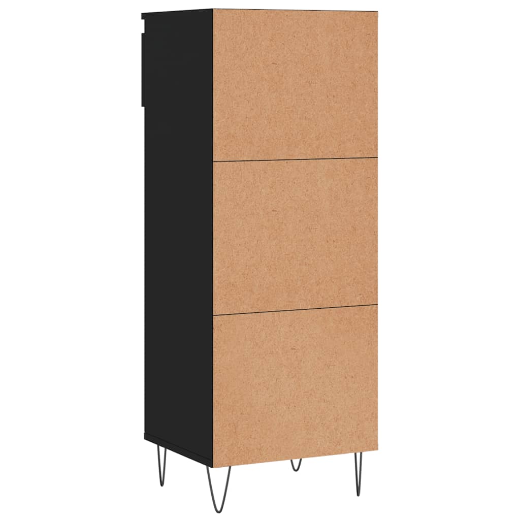 Schuhschrank Schwarz 40x36x105 cm Holzwerkstoff - Pazzar.ch