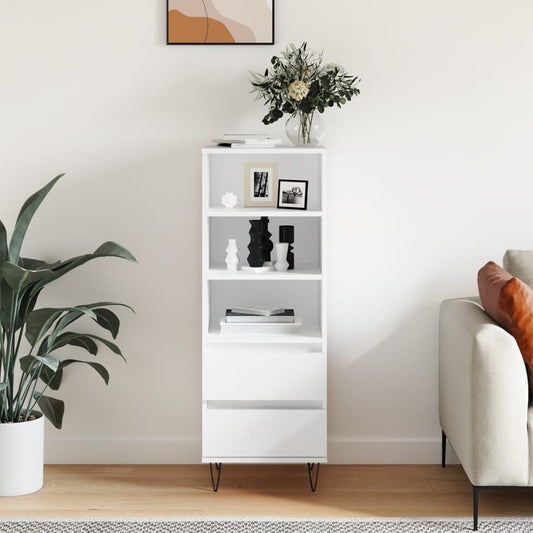 Highboard Weiß 40x36x110 cm Holzwerkstoff - Pazzar.ch