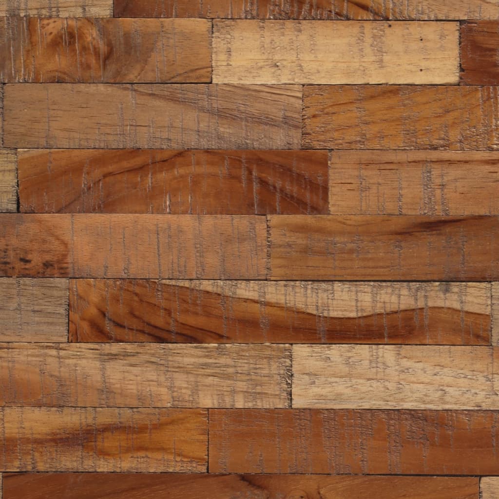Couchtisch Rund Ø55x40 cm Recyceltes Massivholz Teak - Pazzar.ch