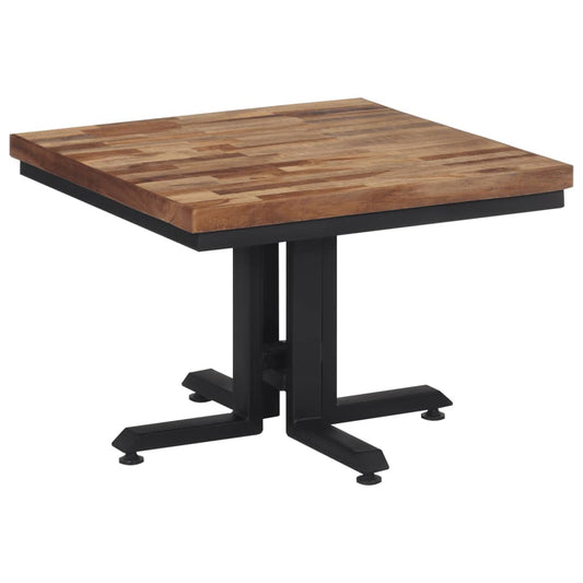 Couchtisch 55x55x40 cm Recyceltes Massivholz Teak - Pazzar.ch