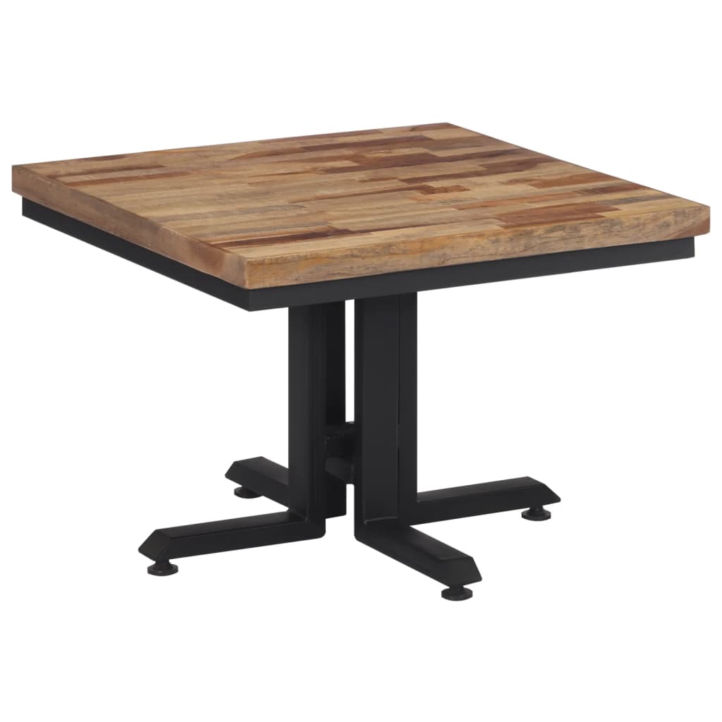 Couchtisch 55x55x40 cm Recyceltes Massivholz Teak - Pazzar.ch