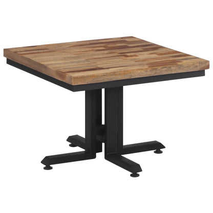 Couchtisch 55x55x40 cm Recyceltes Massivholz Teak - Pazzar.ch