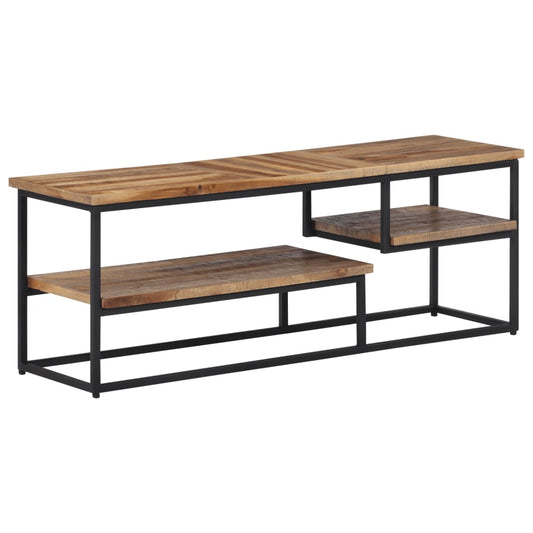 TV-Schrank 110x30x39 cm Recyceltes Massivholz Teak - Pazzar.ch
