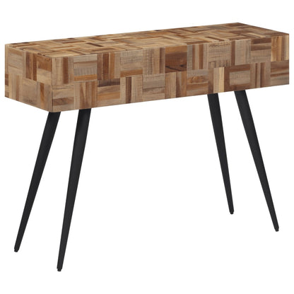 Konsolentisch 110x34x80 cm Recyceltes Massivholz Teak - Pazzar.ch