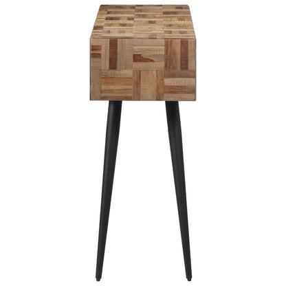 Konsolentisch 110x34x80 cm Recyceltes Massivholz Teak - Pazzar.ch