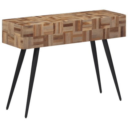 Konsolentisch 110x34x80 cm Recyceltes Massivholz Teak - Pazzar.ch