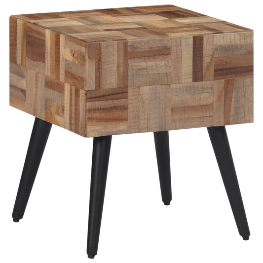 Beistelltisch 40x40x45 cm Recyceltes Massivholz Teak - Pazzar.ch