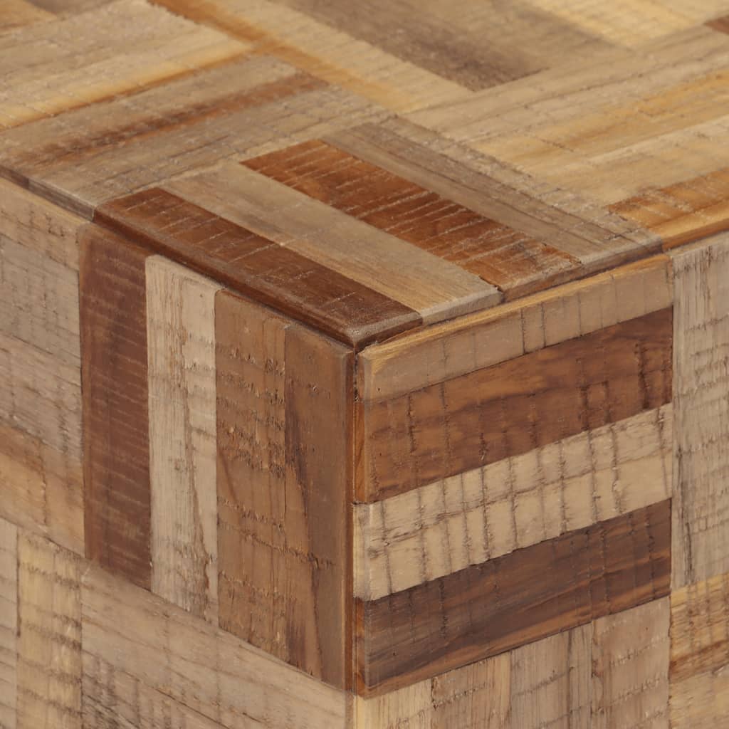 Beistelltisch 40x40x45 cm Recyceltes Massivholz Teak - Pazzar.ch