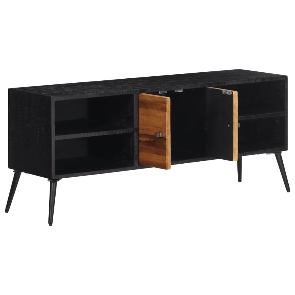 TV-Schrank 112x31x45 cm Recyceltes Massivholz Teak - Pazzar.ch