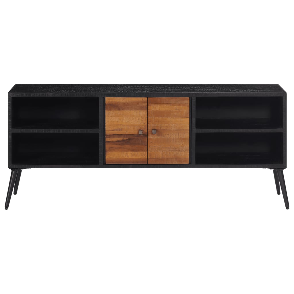 TV-Schrank 112x31x45 cm Recyceltes Massivholz Teak - Pazzar.ch