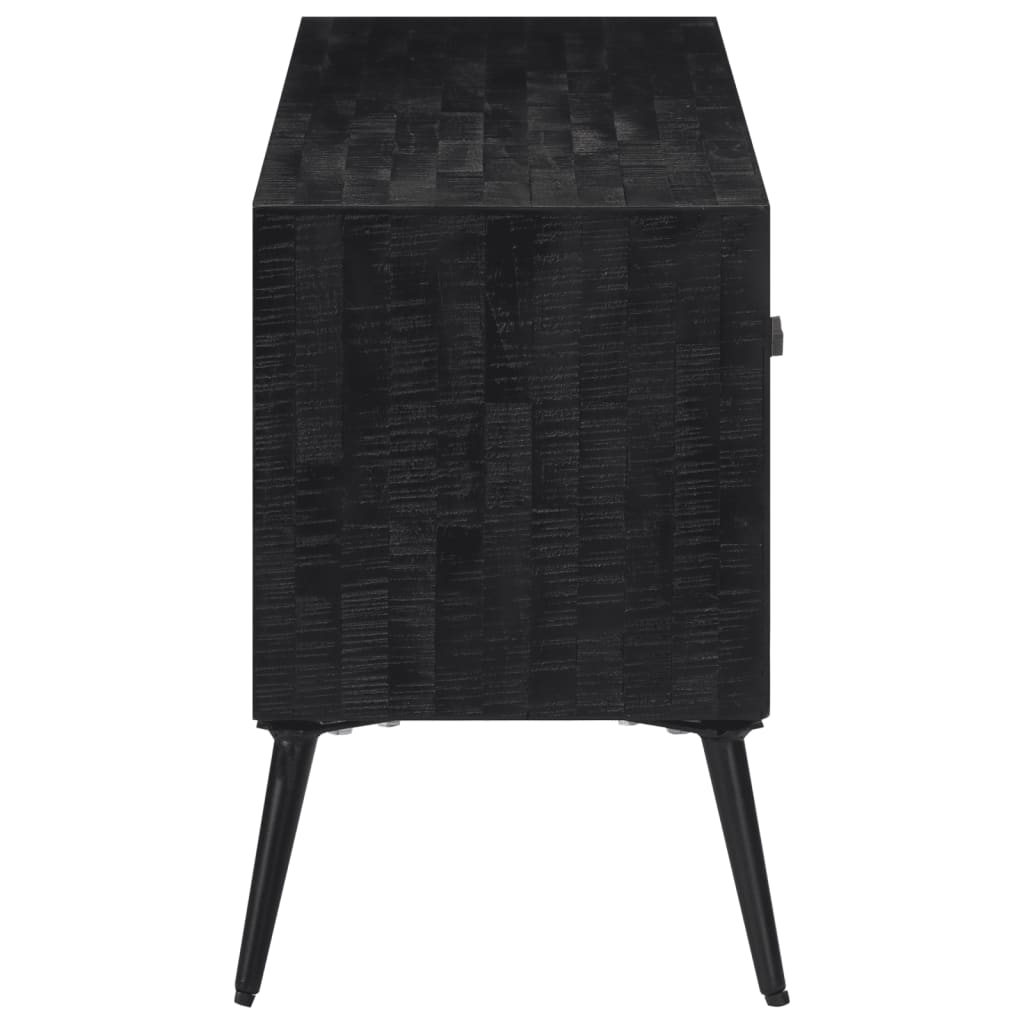 TV-Schrank 112x31x45 cm Recyceltes Massivholz Teak - Pazzar.ch